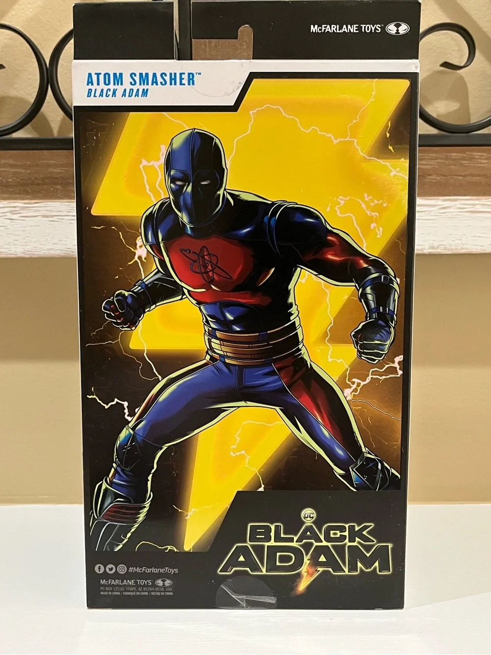 DC Universe Black Adam Atom Smasher Action Figure Toy Brand New